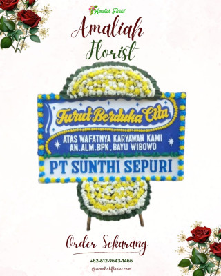 Papan Bunga Duka di Baamang