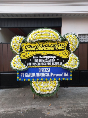 Papan Bunga Duka di Baamang
